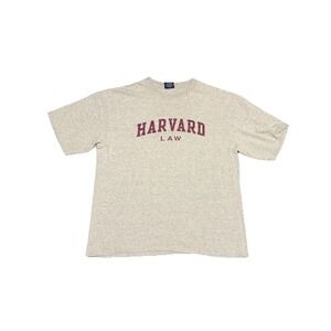 Vintage Harvard Law School T shirt Size XXL Grey
